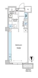 ゲートヒル東京 203 間取り図