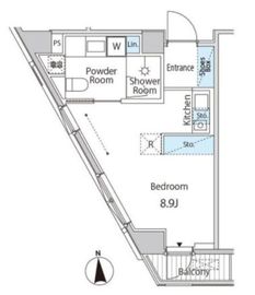 ゲートヒル東京 207 間取り図