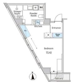 ゲートヒル東京 305 間取り図