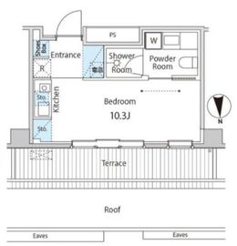 ゲートヒル東京 402 間取り図