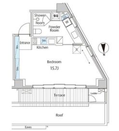 ゲートヒル東京 403 間取り図