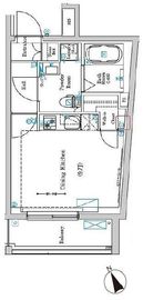 ラフィスタ方南町 2階 間取り図