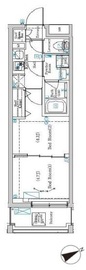 ラフィスタ方南町 2階 間取り図