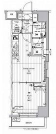 プレミアムキューブ代々木上原 204 間取り図