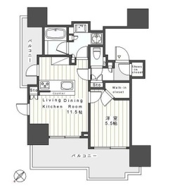 ザ・パークハウス日本橋蛎殻町レジデンス 3階 間取り図