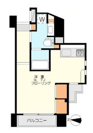 東急ドエルグラフィオ広尾 9階 間取り図