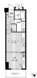 デュオ・スカーラ渋谷 3階 間取り図