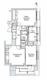 CAVANA北参道 (カバナ北参道) 6F1 間取り図