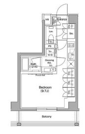 ザ・パークハビオ神泉 602 間取り図