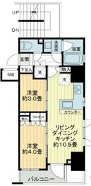 ライオンズ浅草橋ミレス 6階 間取り図