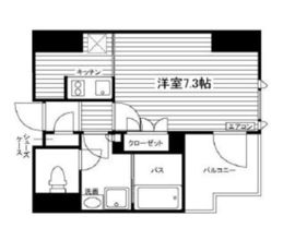 びゅうリエットグラン新宿戸山 203 間取り図