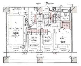 コンシェリア西新宿タワーズウエスト 40階 間取り図