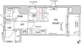 アトラス日本橋鞍掛 12階 間取り図