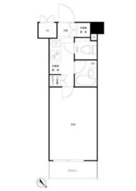 ルーブル三田 9階 間取り図