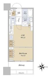 シティタワー銀座東 7階 間取り図