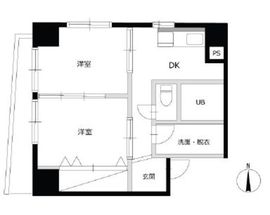 エルスタンザ南品川 1101 間取り図