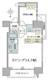 クラッシィスイート・ジオ東麻布 14階 間取り図