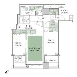 シティタワー武蔵小山 27階 間取り図