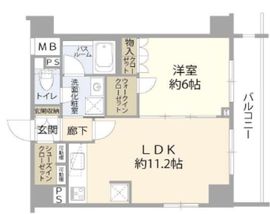 アトラス日本橋水天宮 10階 間取り図
