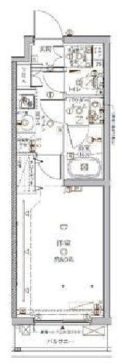 クレイシア目黒都立大学 3階 間取り図