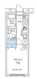 ラクラス旗の台 310 間取り図