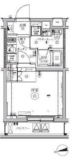 セジョリ新宿上落合 4階 間取り図