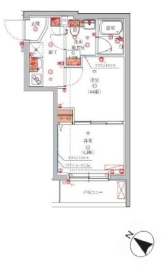 （仮称）池袋ウエストレジデンス 2階 間取り図