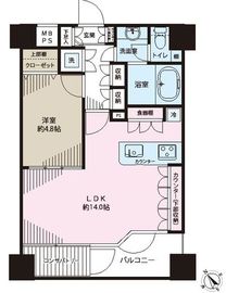 パレ・ソレイユ東京日本橋 903 間取り図