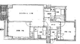 マンション雅叙苑 10階 間取り図