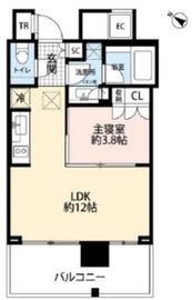 THE ROPPONGI TOKYO CLUB RESIDENCE 14階 間取り図