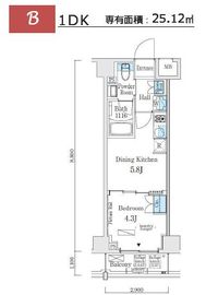 ソラニテ馬込 106 間取り図