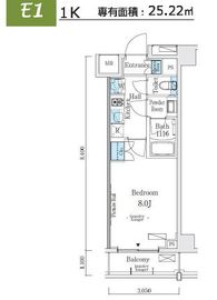 ソラニテ馬込 203 間取り図