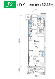 ソラニテ馬込 208 間取り図