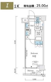 ソラニテ馬込 409 間取り図