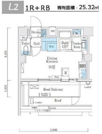 ソラニテ馬込 801 間取り図