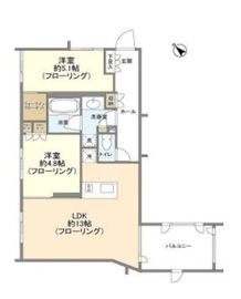 レグノ・コラージュ 1階 間取り図