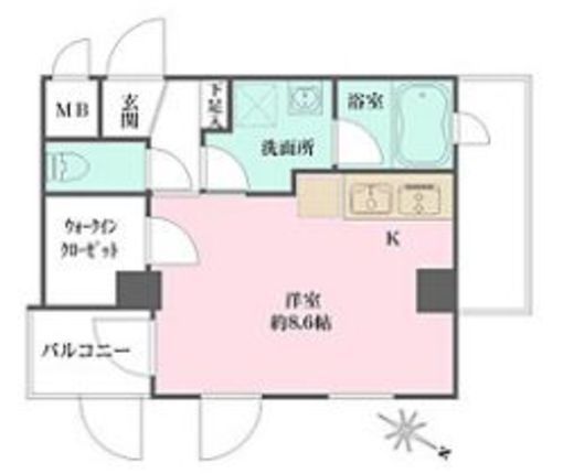 槇の杜 206 間取り図