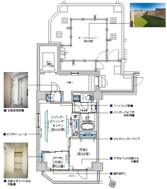 レジディア南品川プレイス 1401 間取り図