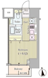 レジデンス高輪台 102 間取り図