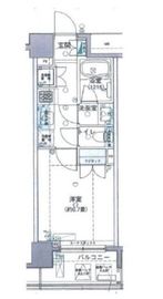 レフィール銀座フロント 5階 間取り図