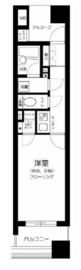 ファミール日本橋ブルークレール 8階 間取り図