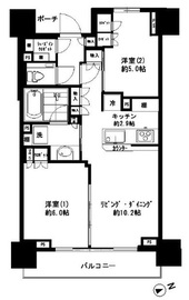 シティハウス本郷三丁目 9階 間取り図