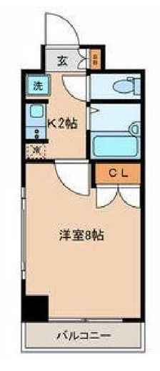 フォレシティ秋葉原 1009 間取り図