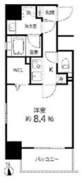 スペーシア秋葉原 1109 間取り図