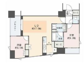 プラウド虎ノ門 12階 間取り図