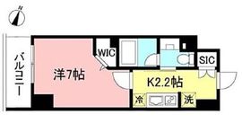 プライムメゾン初台 1階 間取り図