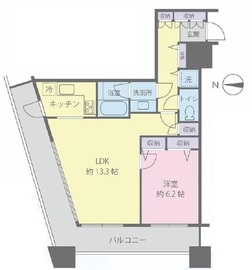 コンシェリア西新宿タワーズウエスト 17階 間取り図