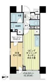 ライオンズミレス新中野 4階 間取り図