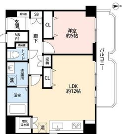 飯倉ヒルズ 4階 間取り図