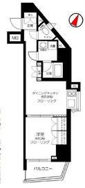 コンシェリア西新宿 10階 間取り図